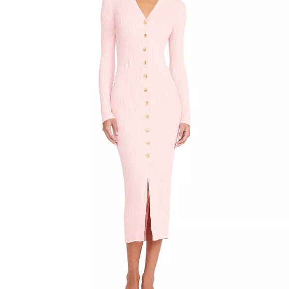 STAUD Dresses & Skirts - STAUD Shoko Striped Sweater Dress